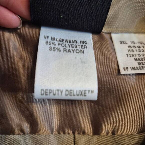 The Force Men's Tan Poly/Rayon Professional Performance Uniform Deputy Deluxe Sh - Picture 10 of 10